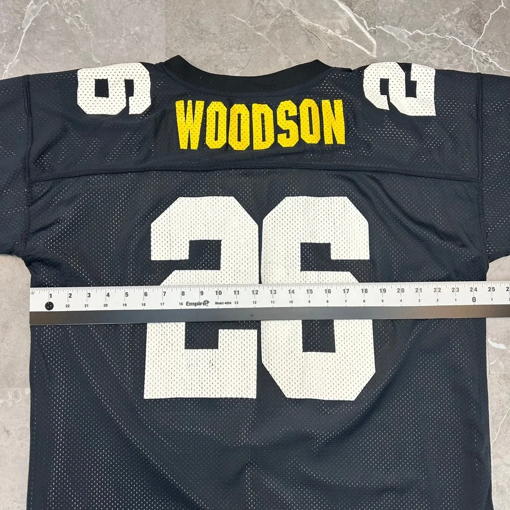 Vintage Starter Pittsburgh Steelers Jersey Mens 2XL Rod Woodson Reversible NFL